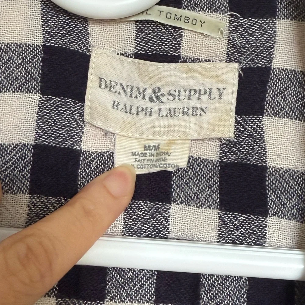 RALPH LAUREN: Long sleeve flannel - Size M - Picture 3 of 5